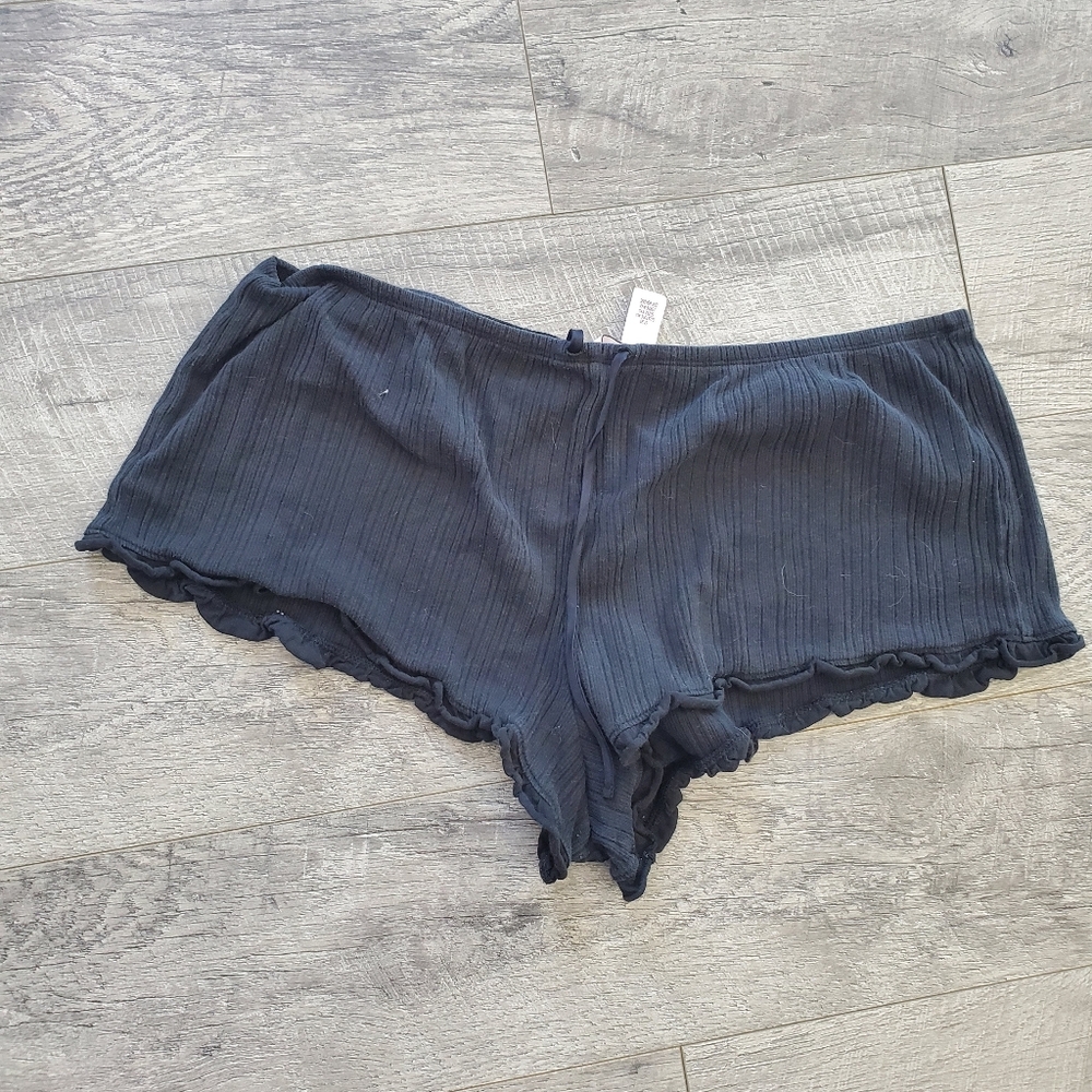 Black Victorias Secret Lounge Shorts